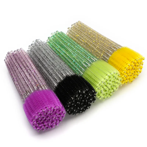 Crystal Lash Brush – 50pcs (Purple)