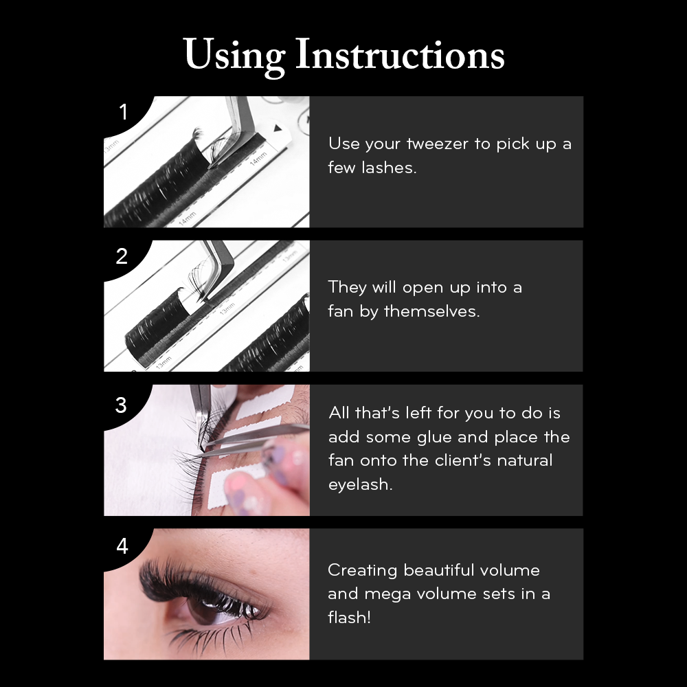 Easy Fanning Lashes